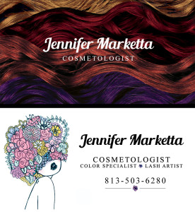 Cosmetologist Business Card